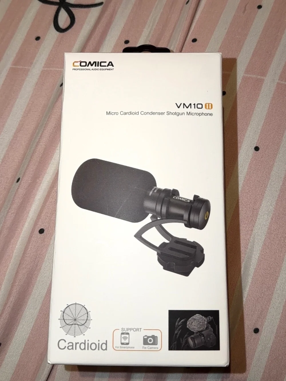COMICA CVM-VM10II Universal Shotgun Microphone for Camera, iPhone, Android